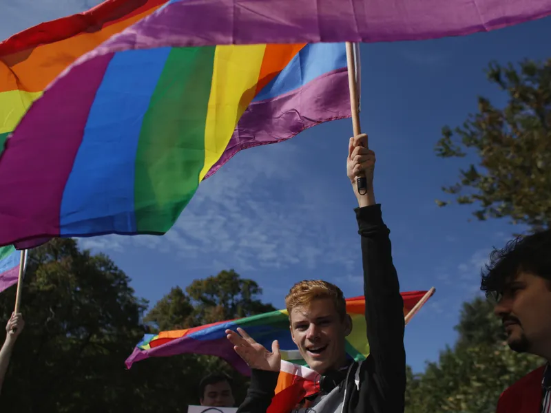 Protest al comunității LGBT. FOTO: Inquam Photos - Octav Ganea