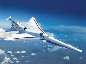 OPERATOR. Forma elegantă a avionului  supersonic X-59 QueSST al NASA va genera un sunet mai silențios. Lockheed Martin demarează construcția avionului în luna ianuarie 2019