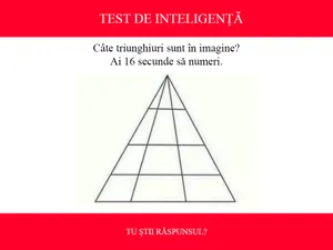 TEST DE INTELIGENȚĂ Câte triunghiuri sunt în imagine? Ai 16 secunde pentru a număra - Foto: Colaj Newsweek / jagranjosh.com