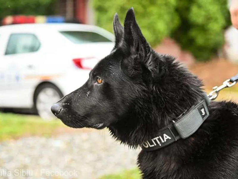 Bond a prins un hoț la Moardăş, în Sibiu. Nu agentul „007”, ci un câine polițist special antrenat. / Foto: agerpres.ro