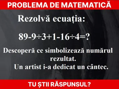 Problemă de matematică Foto: Newsweek