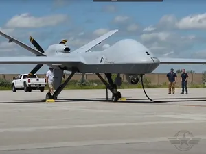 VIDEO Drona MQ-9B SkyGuardian și SeaGuardian, o soluție ideală pentru securitatea globală/FOTO: Captura video