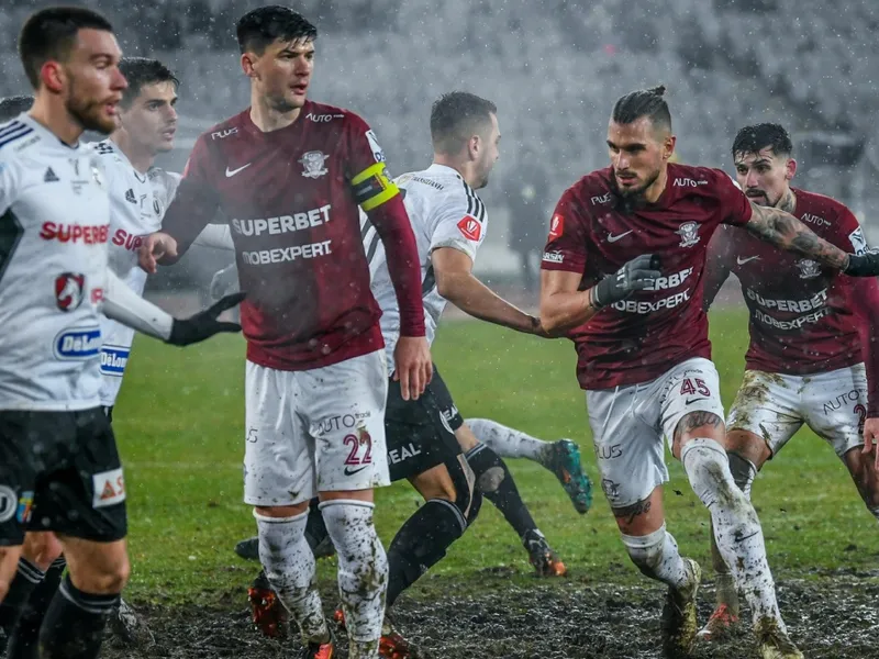 Rapid București, înfangere cu scandal în fața U. Cluj (2-1). Șumudică: O să ajungeți să fiți huliți - Foto: Facebook/Rapid București