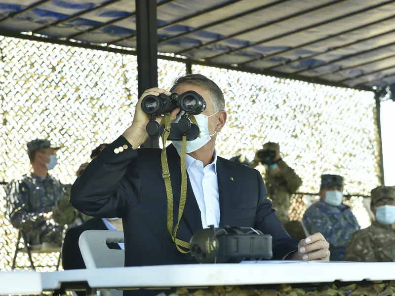 Iohannis, după exercițiul militar Justice Sword 21: Noi ne pregătim pentru apărare pe flancul estic/FOTO: presidency.ro