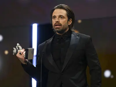 Actorul român Sebastian Stan a câştigat un Urs de Argint la Berlinala 2024 - Foto: Profimedia Images