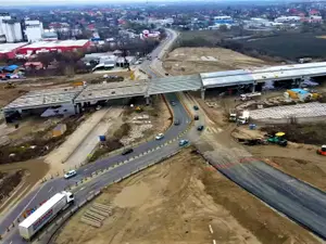 Autostrada A0 Sud, între Bragadiru și Jilava. / Foto: Asociația Pro Infrastructură