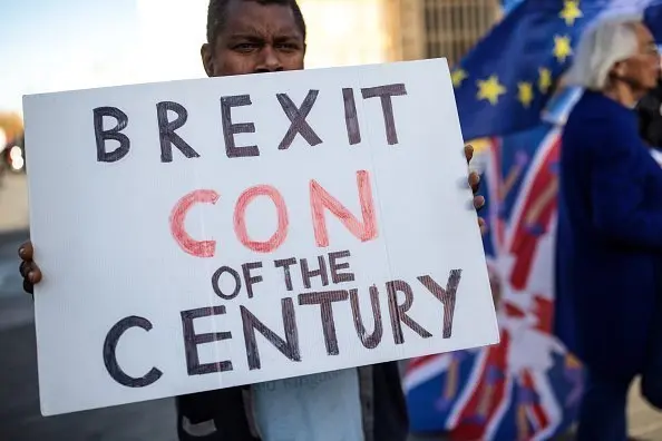 Numeroși britanici sunt împotriva Brexit. Foto Getty Images