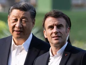 Emmanuel Macron şi Xi Jinping - Foto: Profimedia Images - imagine cu caracter ilustrativ