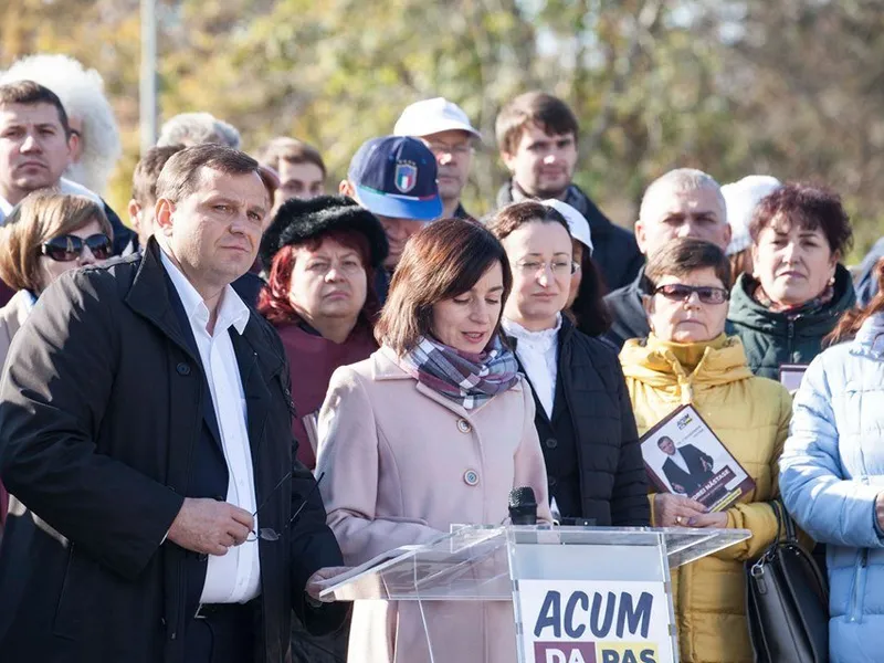 Andrei Năstase a fost susținut de premierul Maia Sandu/FOTO: facebook.com