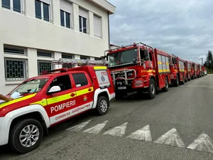 Amenințare cu bombă la un liceu din Timișoara. Elevii și profesorii au fost evacuați de urgență - FOTO: Facebook/IGSU