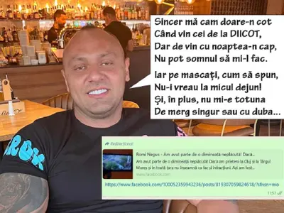 Romi Neguș s-a plâns pe Facebook că a fost ”călcat” de DIICOT Foto: ebihoreanul.ro