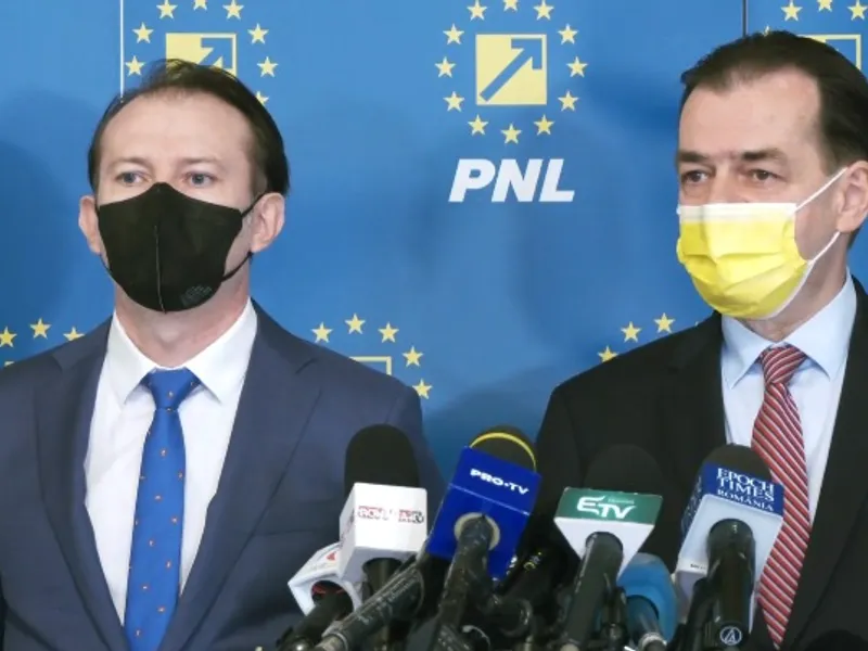 Florin Cîțu, alături de șeful PNL, Ludovic Orban. Sursă: Facebook