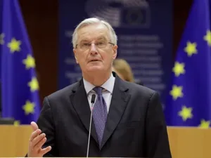 Fostul negociator-şef al Comisiei Europene pentru Brexit, francezul Michel Barnier, acum candidat în alegerile primare ale dreptei franceze pentru scrutinul prezidenţial. / Foto: adevarul.ro