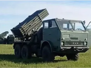 MLRS APR-40 de 122 mm -Foto: Twitter/Ukrainian Front