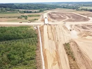 „Autostrada Ford” sau „Oltenia Expres” nu va fi gata total nici în 2024, dar se știe traseul exact - Foto: captură video