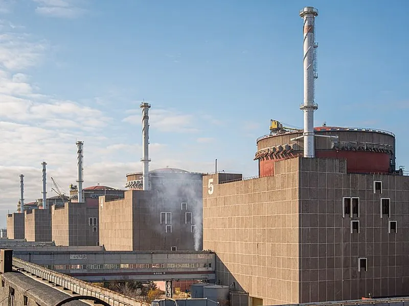 La Centrala Nucleară Zaporoje nu sunt semne de mine - Foto: Wikimedia/Leo211/CC BY-SA 4.0