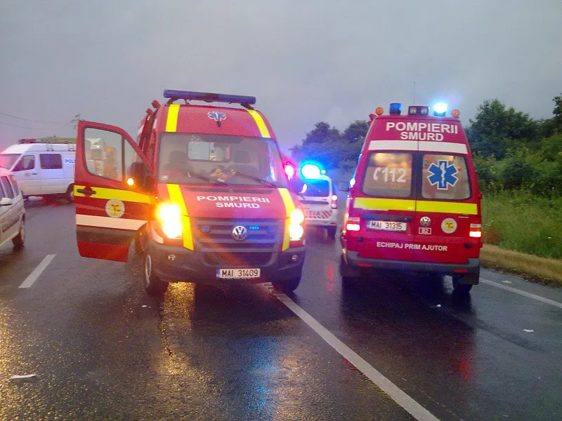 Accident grav pe DN 5, la Călugăreni. / Foto: infohuedin.ro