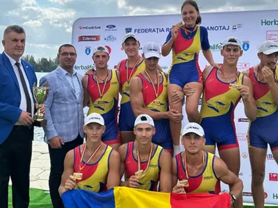 Canotorii români au câștigat 15 medalii la Campionatele Balcanice de juniori din Pantelimon - Foto: Facebook/ Federația Română de Canotaj