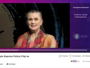 Felicia Filip îndeamnă la lectură, clip devenit viral