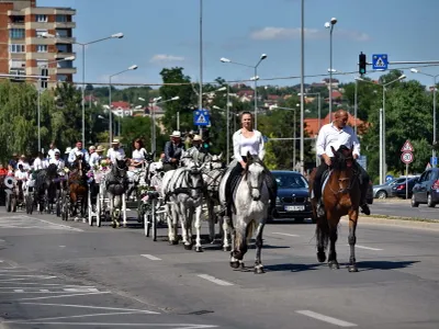 Alaiul a atrăbătur 10 km prin Oradea Foto: ebihoreanul.ro