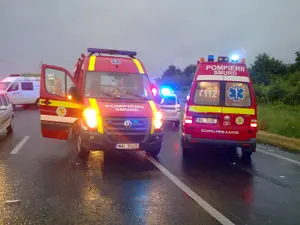 Accident grav pe DN 5, la Călugăreni. / Foto: infohuedin.ro