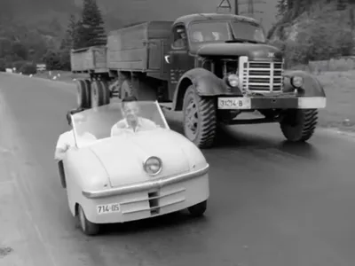 Prototipul de microcar dezvoltat de Radu Manicatide. - Foto: Facebook/TopGear România