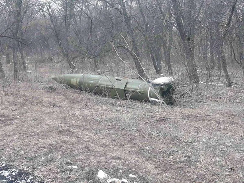 Trupele rusești au bombardat Ucraina cu aproape toate rachetele Kalibr, Iskander din dotare/FOTO: Twitter