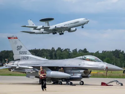 „Alertă Charlie” la o bază aeriană NATO din Germania. Avioanele AWACS sunt staționate acolo - Foto: Profimedia Images (imagine cu caracter ilustrativ)