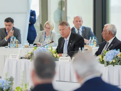 Iohannis, la Summitul CPE din R. Moldova: Nu sunteţi singuri! UE şi ceilalţi parteneri sunt aici - Foto: presidency.ro