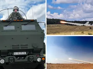 În caz de atac, România se poate apăra cu 54 de instalații HIMARS. Ungaria nu are niciunul/FOTO: Facebook/ MApN