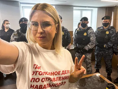 Liubov Sobol, încarcerată/FOTO: mainichi.jp