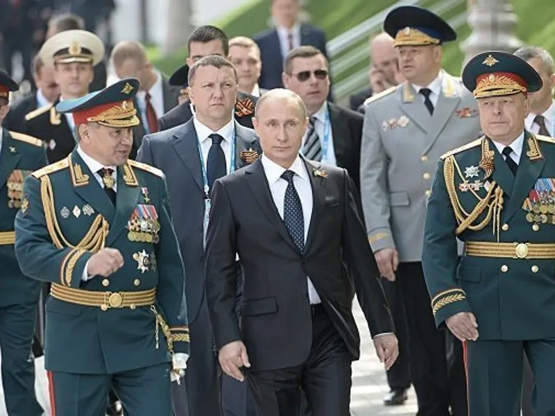 Vladimir Putin, la parada de Ziua Victoriei. Foto: Getty Images