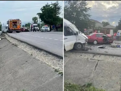 Accident mortal, cu două dube și un autoturism, pe DN 2 Adjud-Bacău - Foto: news.ro