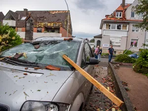 Tornadă la Paderborn, în vestul Germaniei. / Foto: Profimedia