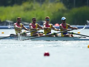 Echipajul României de patru rame masculin a obținut locul 5 în finală - Foto: Profimediaimages.ro