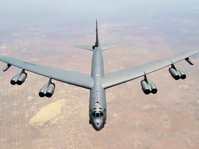 Bombardier strategic american B-52 ”Stratofortress”-Foto: USAF/Wikimedia Commons