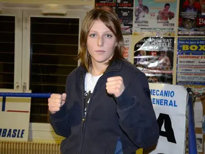 Julie Le Galliard, campioană de box în Franța în 2015, doborâtă de COVID la 31 de ani. / Foto: estrepublicain.fr