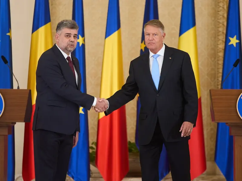 Iohannis și Ciolacu - Foto: Profimedia