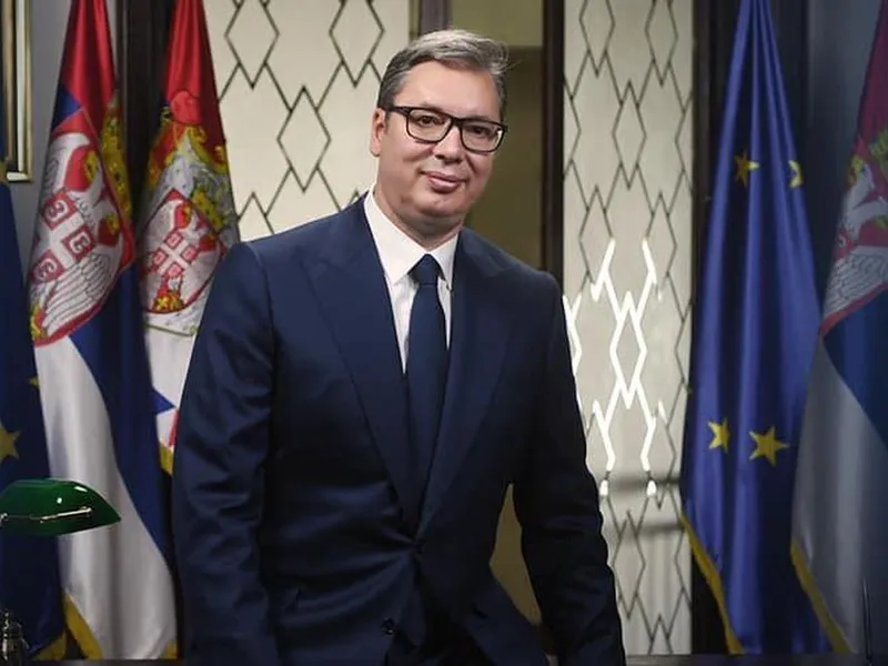 Aleksandar Vucic, singurul preşedinte din Europa care se întâlneşte cu băiatul lui Donald Trump - Foto: Facebook/Aleksandar Vučić