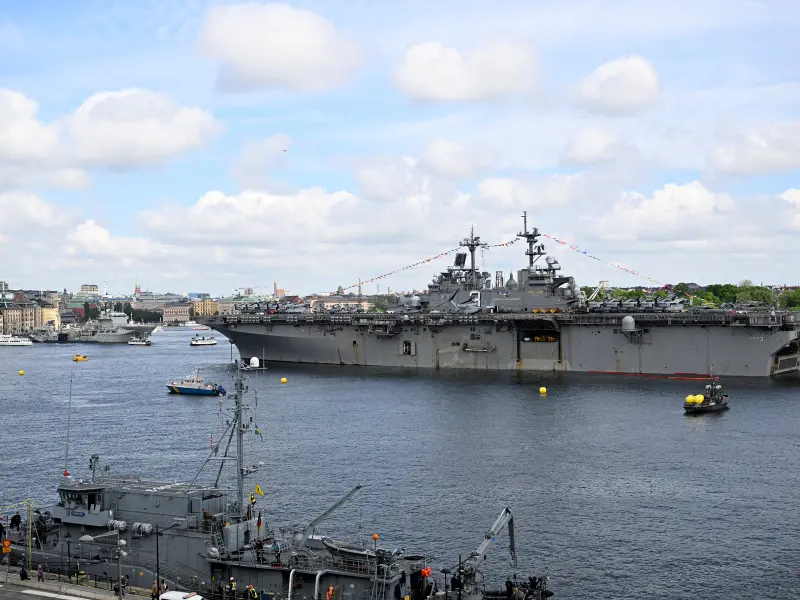 40 de nave de război au ajuns la Stockholm pentru exercițiul NATO în Marea Baltică