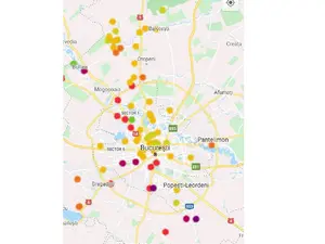 Senzorii au arătat depășirea valorilor de poluare peste tot în București