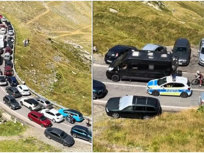 Numai pe acolo să n-ai drum în minivacanță! Aglomerație înnebunitoare pe Transfăgărășan! Cauza? - Foto: TikTok(imagine cu rol ilustrativ)