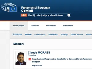 Comisia LIBE din PE este condusă de Claude Moraes/FOTO: europarl.europa.eu