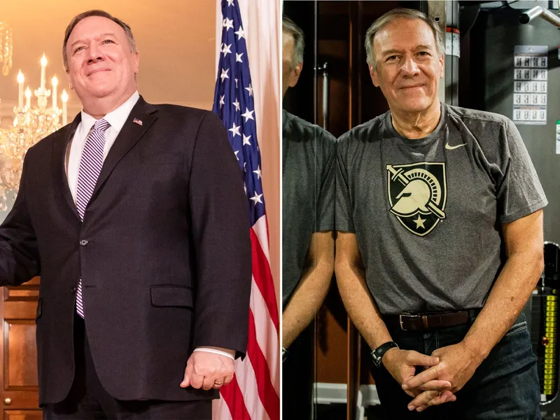 Fostul secretar de stat Mike Pompeo a slăbit 40 de kilograme /foto: yahoo