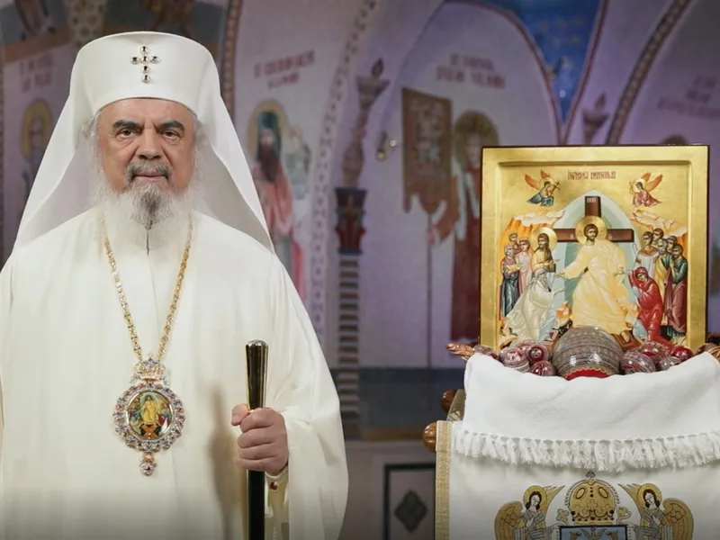 PF Daniel, patriarhul BOR, mesaj de Paști / FOTO: captură video