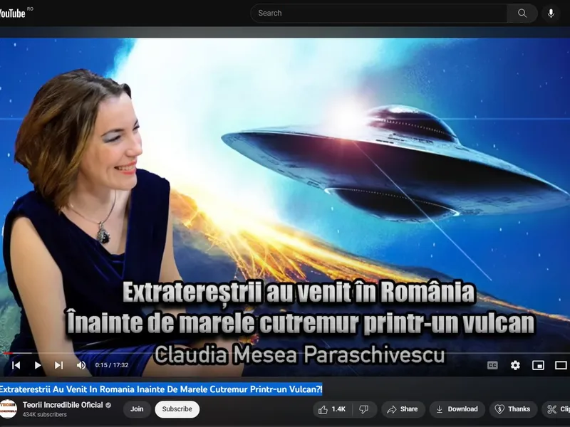 Topul conspiraționiștilor români pe Youtube - Foto: Yotube / Captura