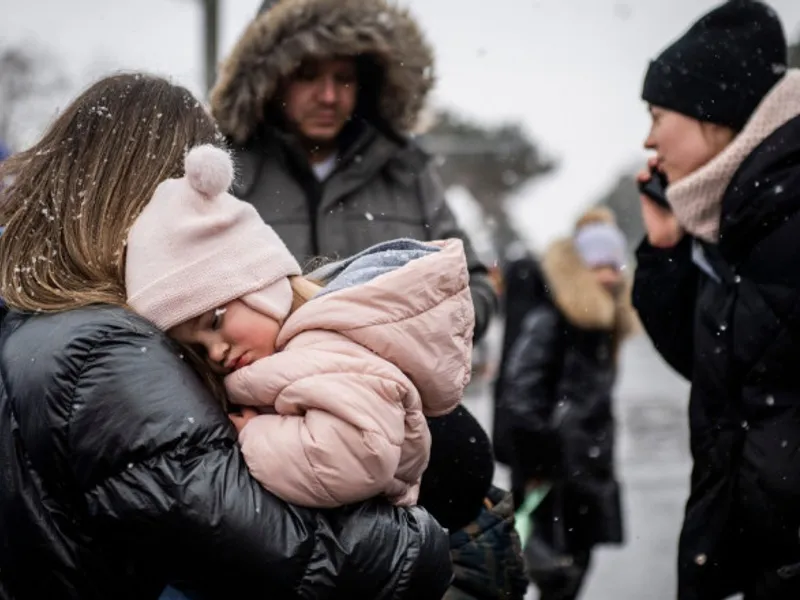 ONU: Numărul refugiaţilor de război ucraineni a depăşit 2,5 milioane. / Foto: digi24.ro