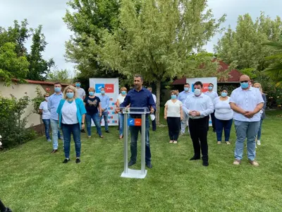 Adrian Wiener, senatorul care s-a întors la Spitalul Județean Arad în timpul pandemiei, este candidatul USR la Primăria Arad. FOTO: Facebook USR Arad