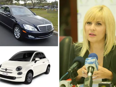 ANAF vinde Mercedesul S500 al Elenei Udrea cu 7.700 de euro, un Fiat și terenuri de 800.000 de euro