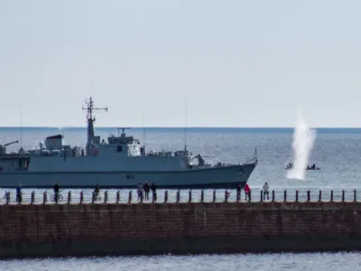 Forţele Navale Române au un „nou” vânător de mine. HMS Blyth a servit în Royal Navy - Foto: Profimedia Images